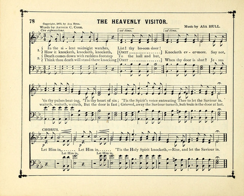 The Gem of Gems: a choice collection of sacred songs, original and selected, for the use of Sunday-Schools, Bible Classes and Social Worship page 78