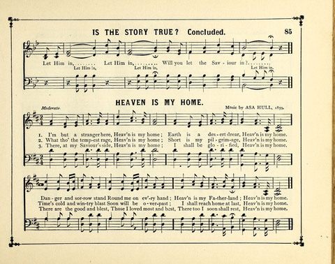 The Gem of Gems: a choice collection of sacred songs, original and selected, for the use of Sunday-Schools, Bible Classes and Social Worship page 85