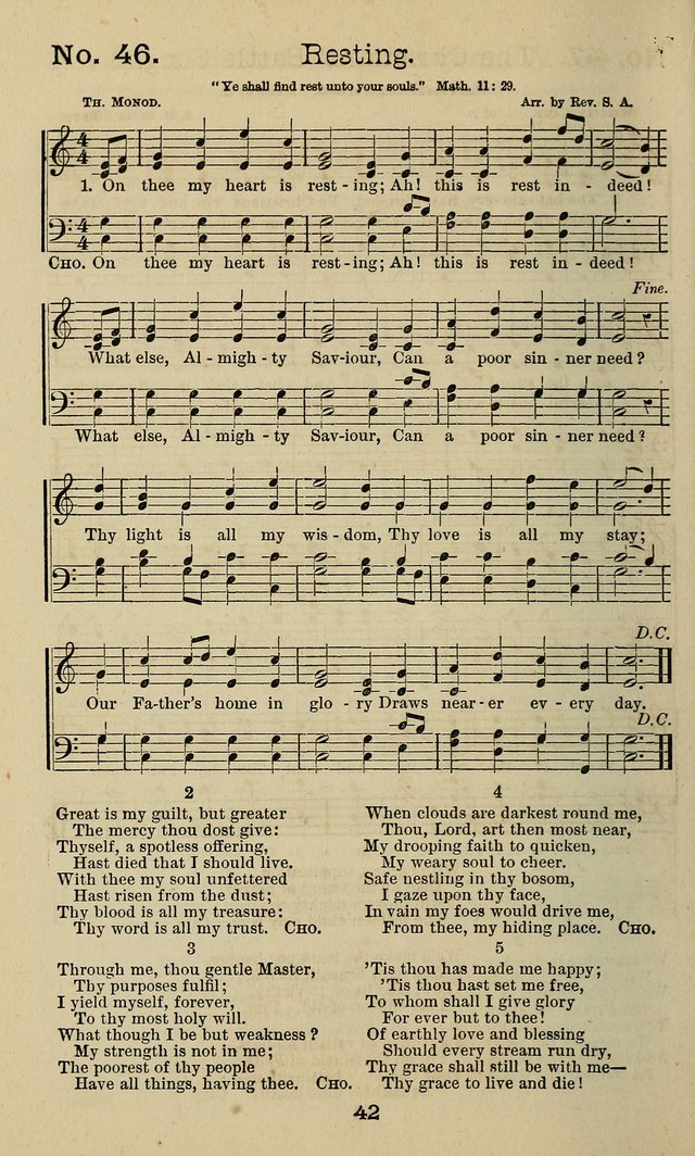 The Gospel of Joy: prepared especially for gospel meetings, camp meetings, devotional meetings, and Sunday schools page 42