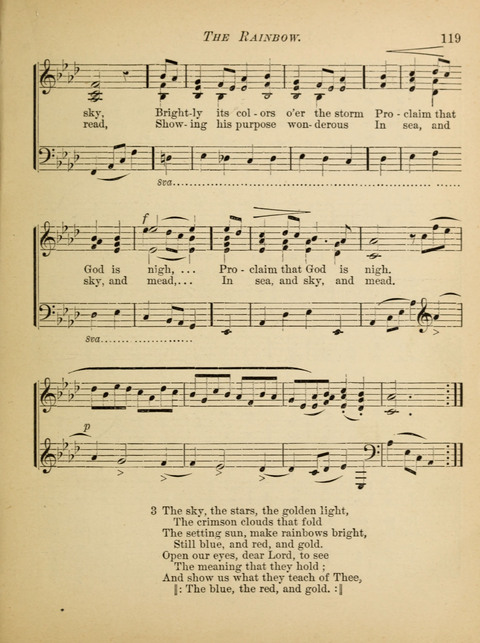 The Hosanna: a book of hymns, songs, chants, and anthems for children page 119