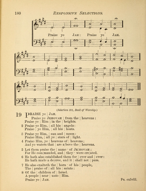 The Hosanna: a book of hymns, songs, chants, and anthems for children page 180