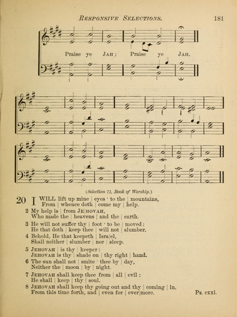 The Hosanna: a book of hymns, songs, chants, and anthems for children page 181