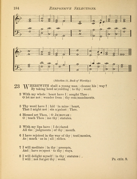 The Hosanna: a book of hymns, songs, chants, and anthems for children page 184