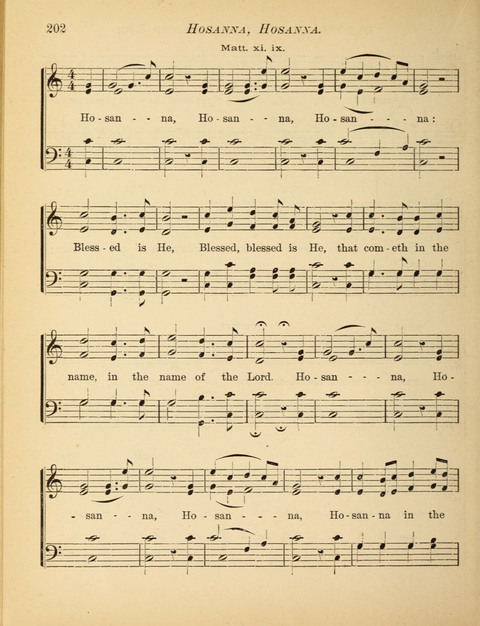 The Hosanna: a book of hymns, songs, chants, and anthems for children page 202