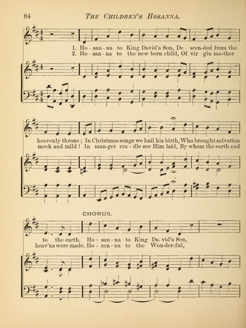 The Hosanna: a book of hymns, songs, chants, and anthems for children page 84