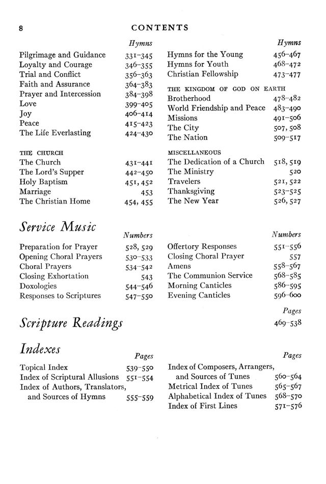 The Hymnbook page 8