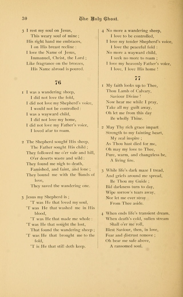 Hymnal page 30