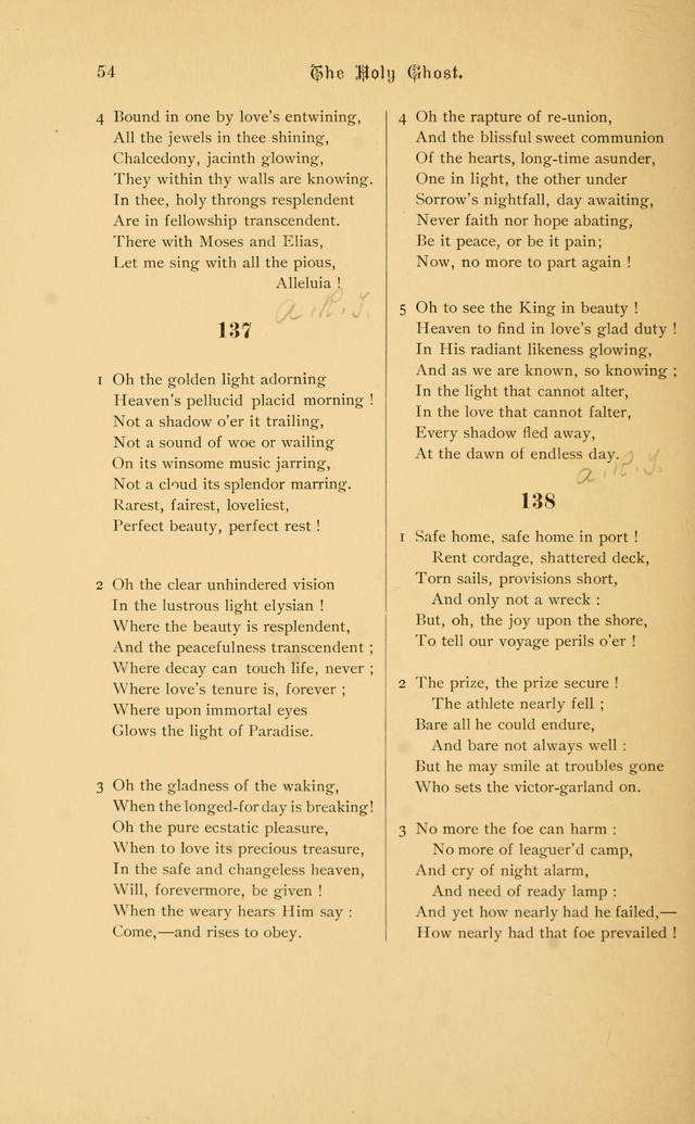 Hymnal page 54
