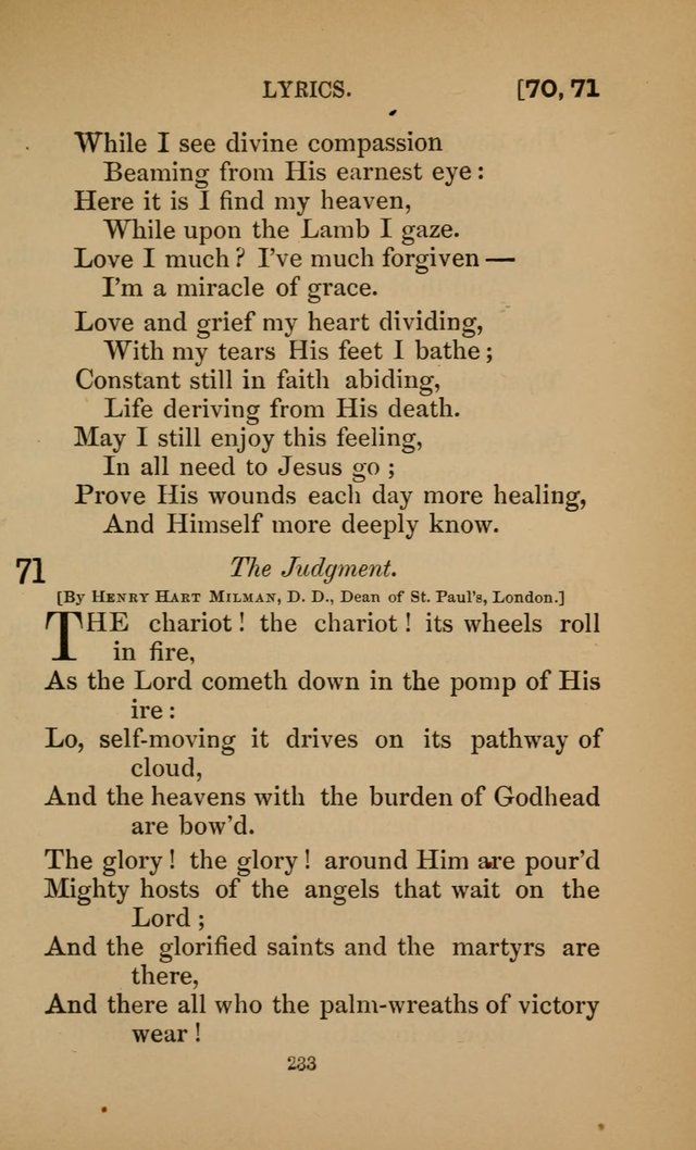 Hymns for All Christians page 233