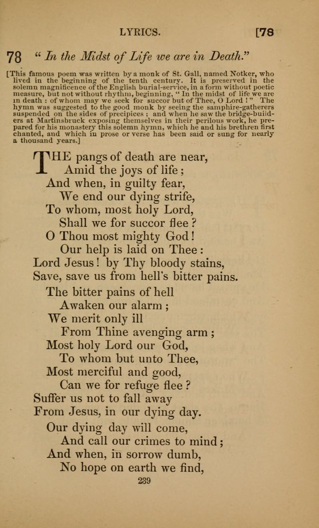 Hymns for All Christians page 239