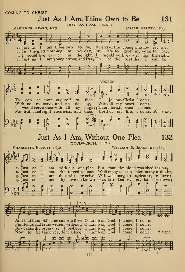 Hymnal for American Youth page 112