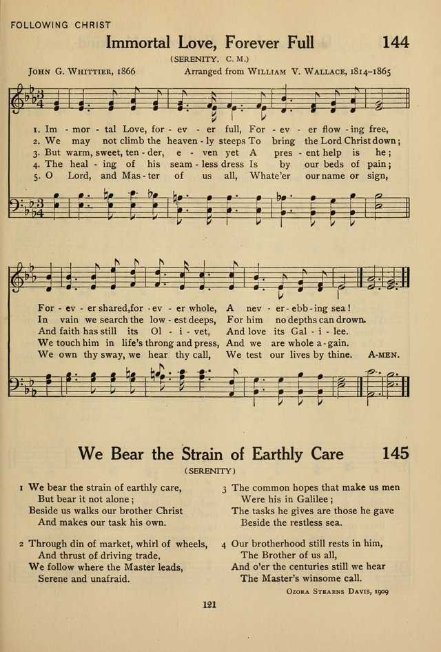 Hymnal for American Youth page 122