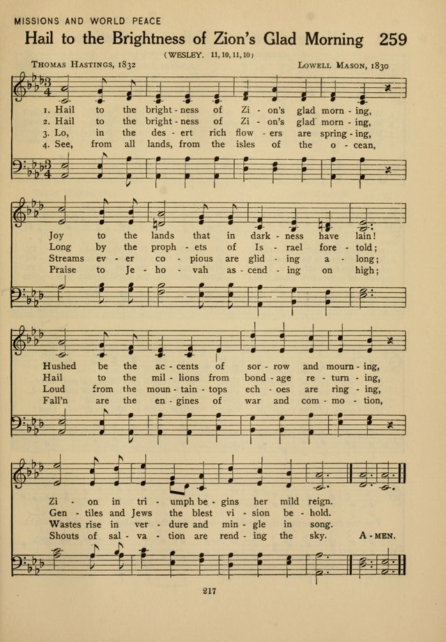 Hymnal for American Youth page 218