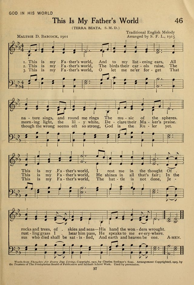 Hymnal for American Youth page 38