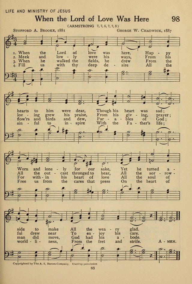 Hymnal for American Youth page 84