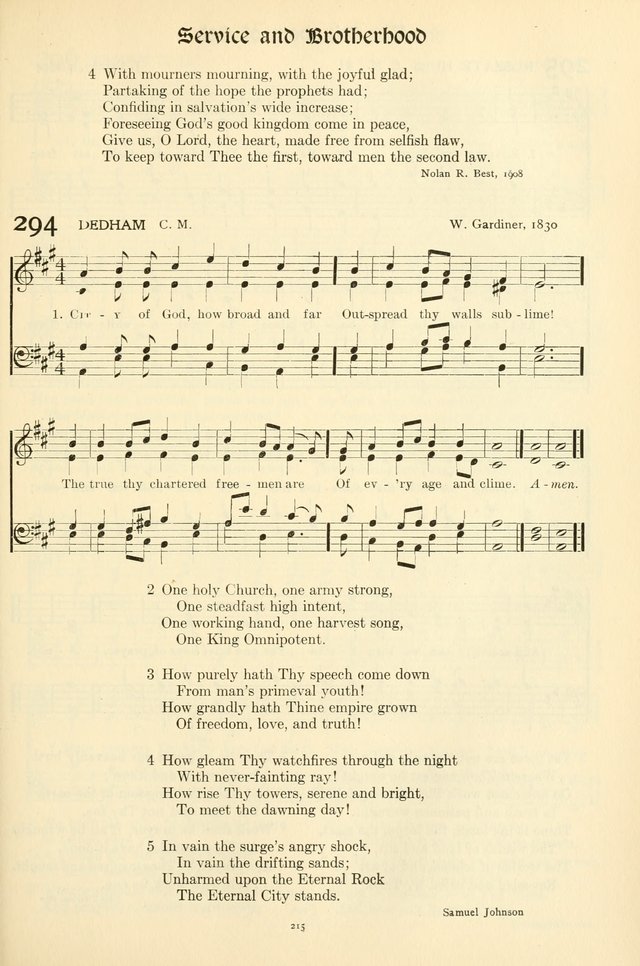 Hymns for the Church page 218