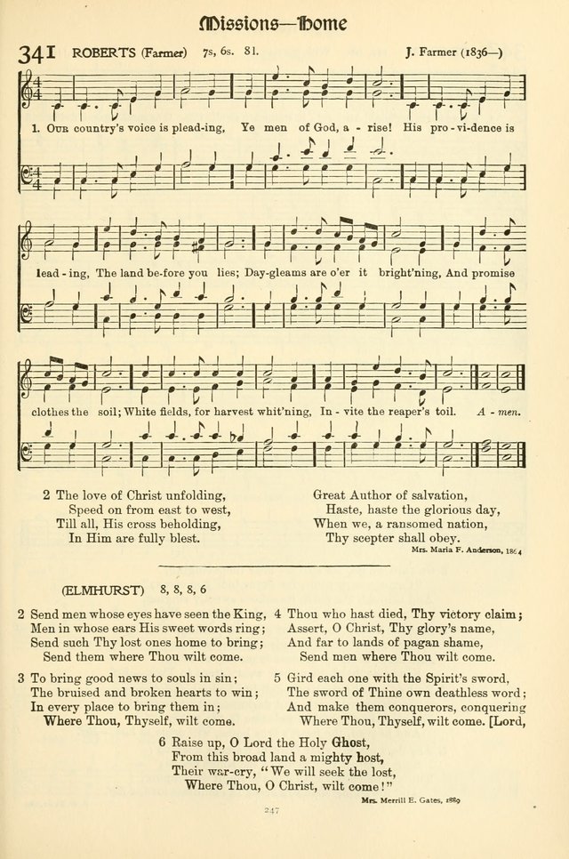 Hymns for the Church page 250