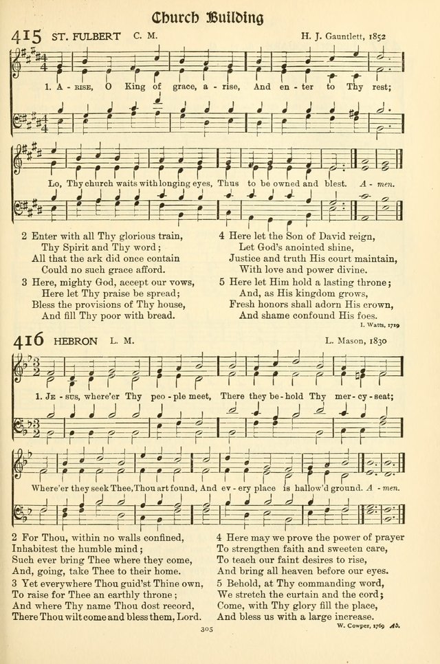 Hymns for the Church page 308
