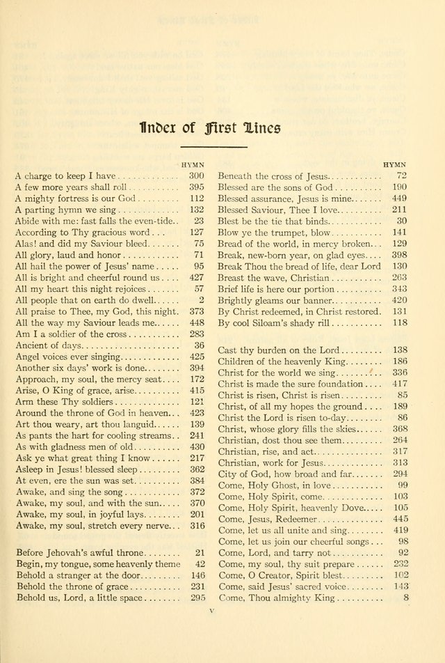 Hymns for the Church page xiii