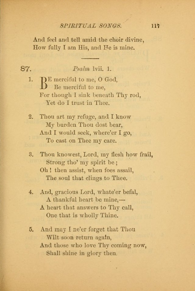 Hymns for the Church on Earth: being three hundred and sixty-six hymns and spiritual songs. (For the most part of modern date.) (New Ed.) page 119