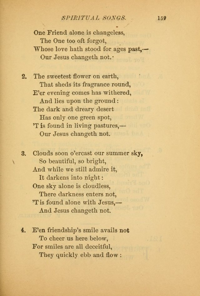 Hymns for the Church on Earth: being three hundred and sixty-six hymns and spiritual songs. (For the most part of modern date.) (New Ed.) page 161