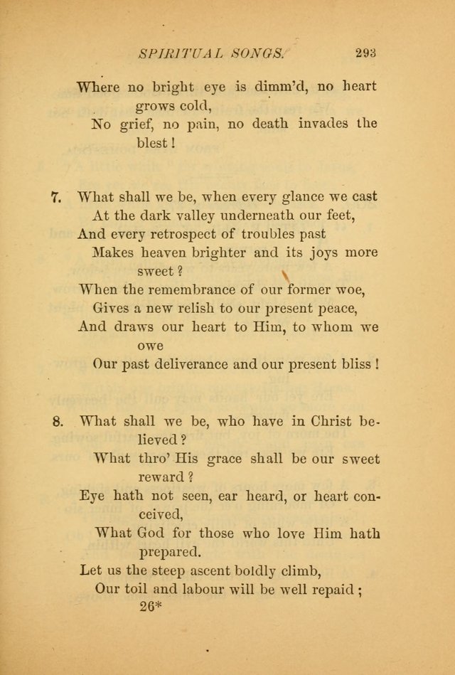 Hymns for the Church on Earth: being three hundred and sixty-six hymns and spiritual songs. (For the most part of modern date.) (New Ed.) page 295