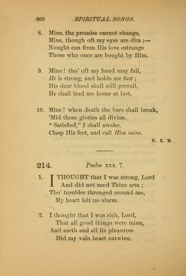 Hymns for the Church on Earth: being three hundred and sixty-six hymns and spiritual songs. (For the most part of modern date.) (New Ed.) page 304