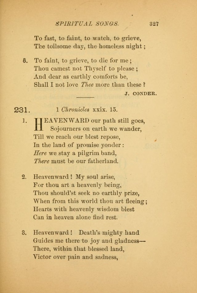 Hymns for the Church on Earth: being three hundred and sixty-six hymns and spiritual songs. (For the most part of modern date.) (New Ed.) page 329