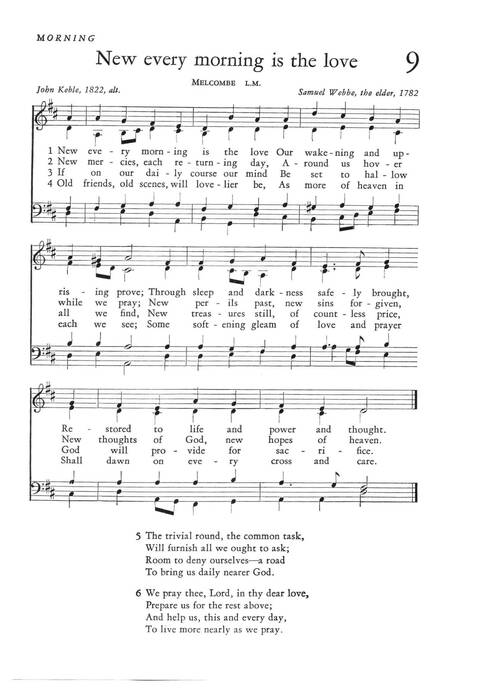 Hymnal for Colleges and Schools page 9