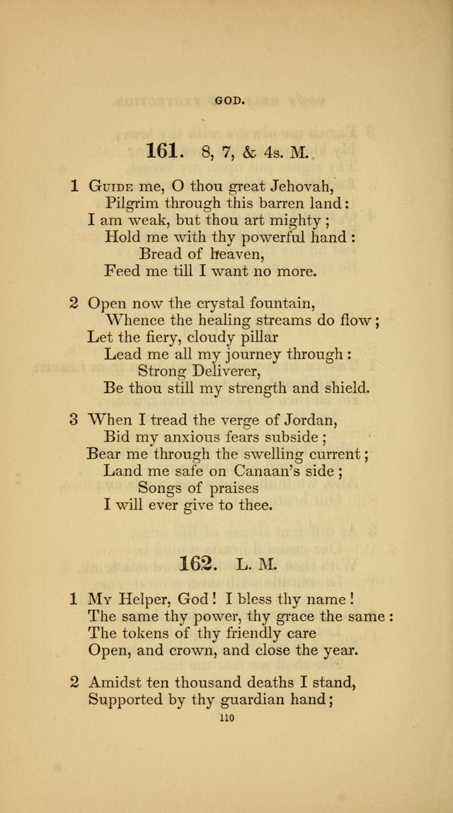 Hymns for the Church of Christ (3rd thousand) page 110