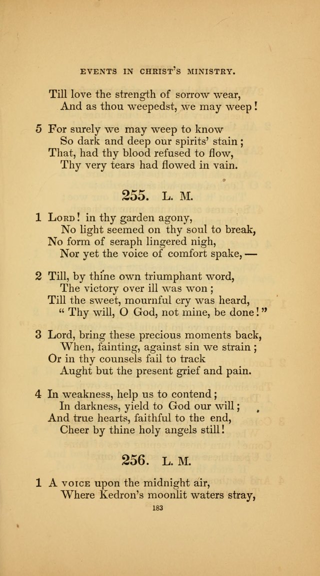 Hymns for the Church of Christ (3rd thousand) page 183