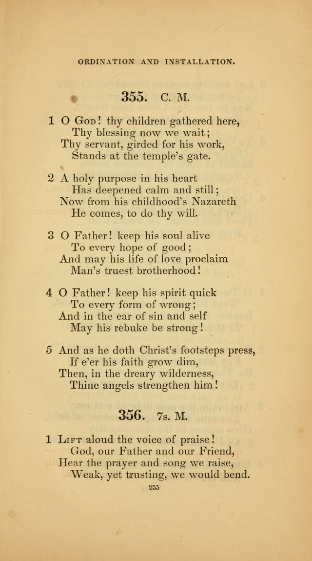 Hymns for the Church of Christ (3rd thousand) page 255