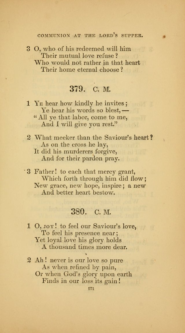 Hymns for the Church of Christ (3rd thousand) page 271