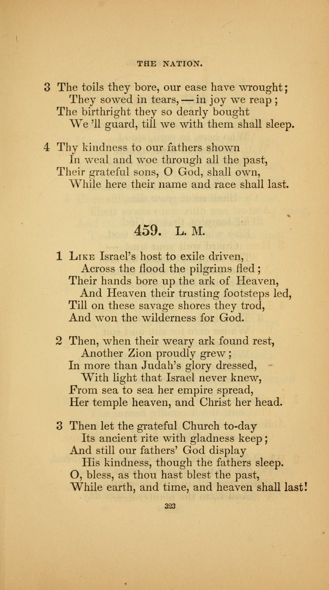 Hymns for the Church of Christ (3rd thousand) page 323