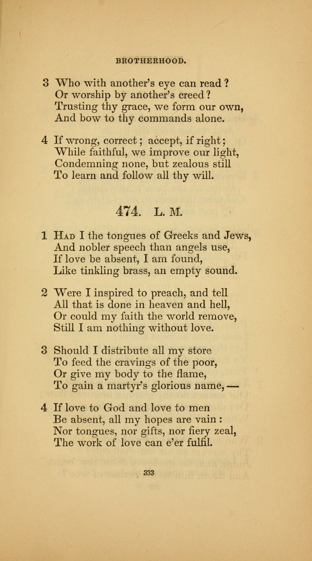 Hymns for the Church of Christ (3rd thousand) page 333