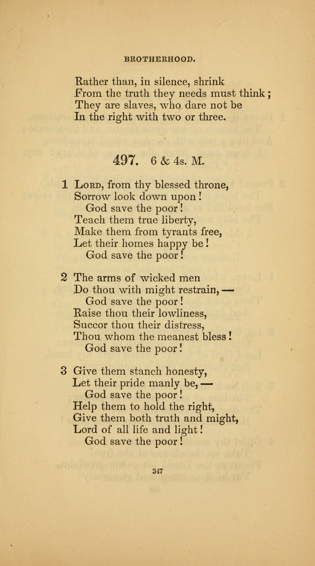 Hymns for the Church of Christ (3rd thousand) page 347