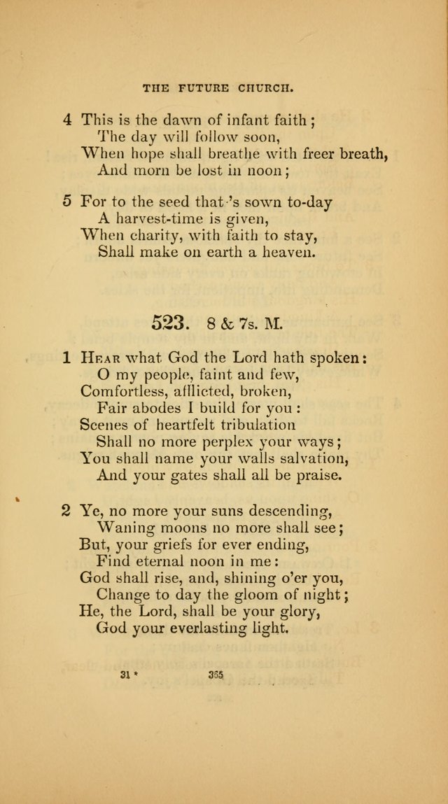 Hymns for the Church of Christ (3rd thousand) page 365