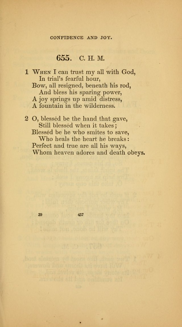 Hymns for the Church of Christ (3rd thousand) page 457