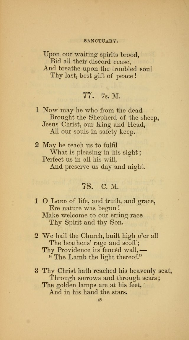Hymns for the Church of Christ (3rd thousand) page 48