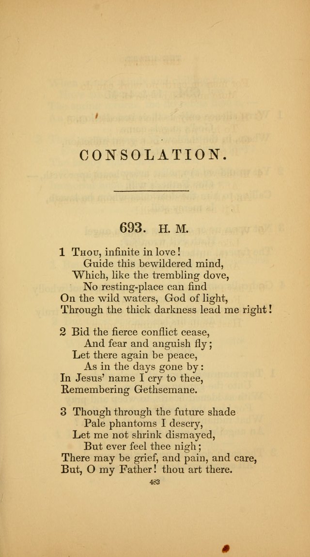 Hymns for the Church of Christ (3rd thousand) page 483
