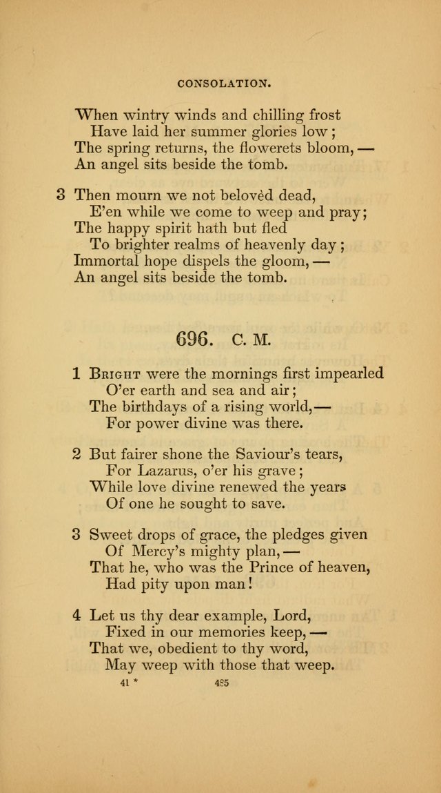 Hymns for the Church of Christ (3rd thousand) page 485