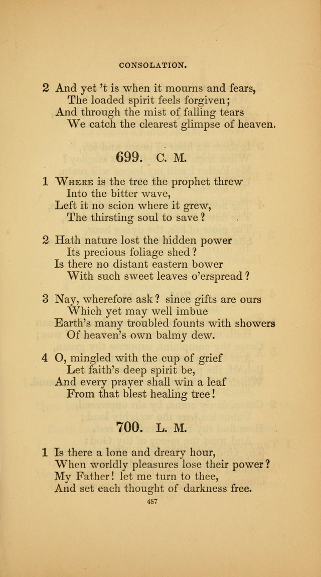 Hymns for the Church of Christ (3rd thousand) page 487