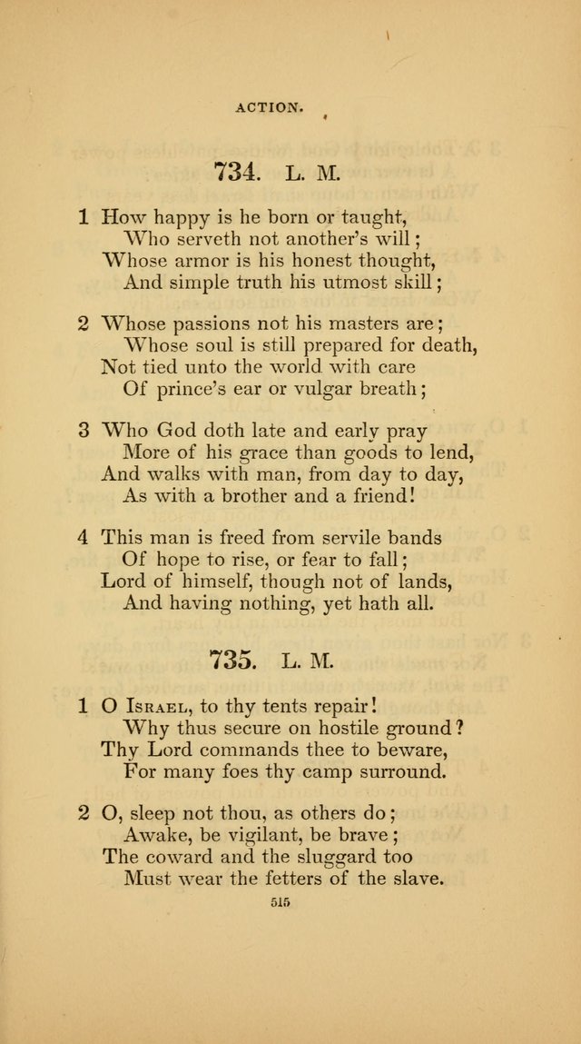 Hymns for the Church of Christ (3rd thousand) page 515