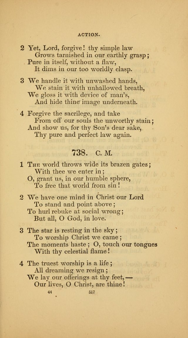 Hymns for the Church of Christ (3rd thousand) page 517