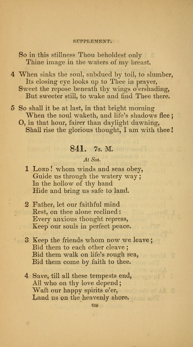 Hymns for the Church of Christ (3rd thousand) page 608
