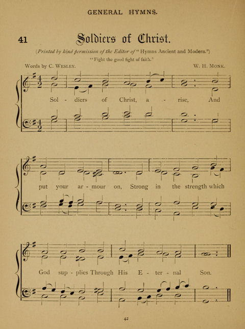 Hymns for Elementary Schools: original and selected page 42