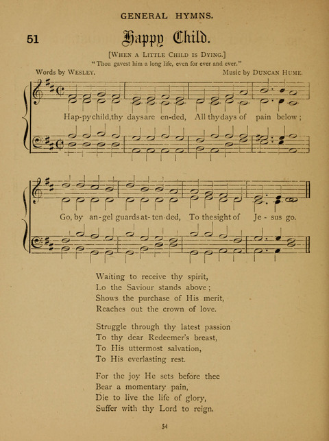 Hymns for Elementary Schools: original and selected page 54