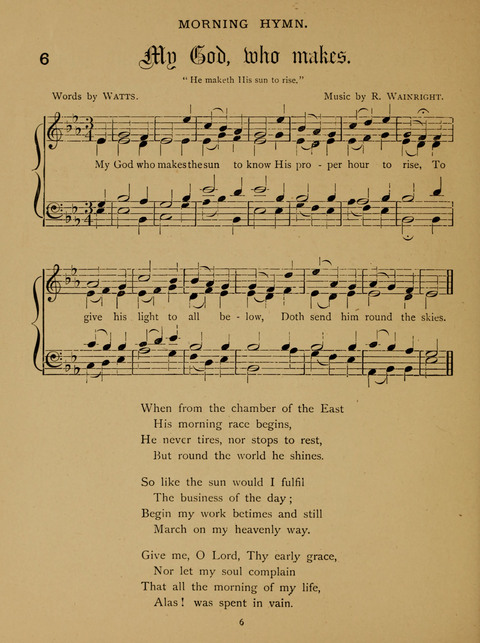 Hymns for Elementary Schools: original and selected page 6