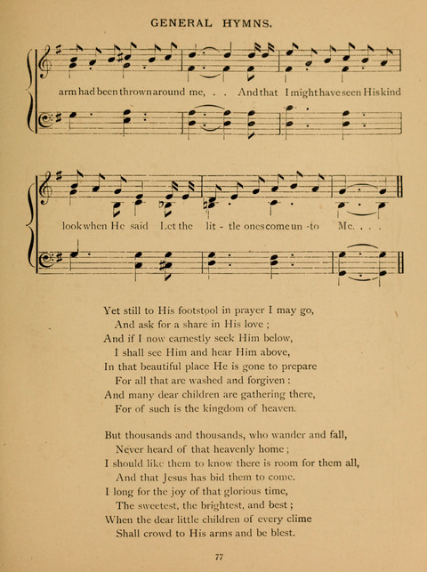 Hymns for Elementary Schools: original and selected page 77