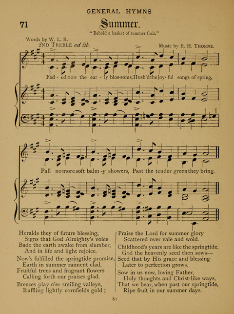 Hymns for Elementary Schools: original and selected page 82